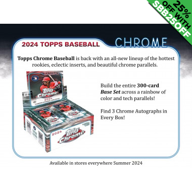 2024 Topps Chrome Baseball Mixer (Choose Team - 4-box break #1) Baseball